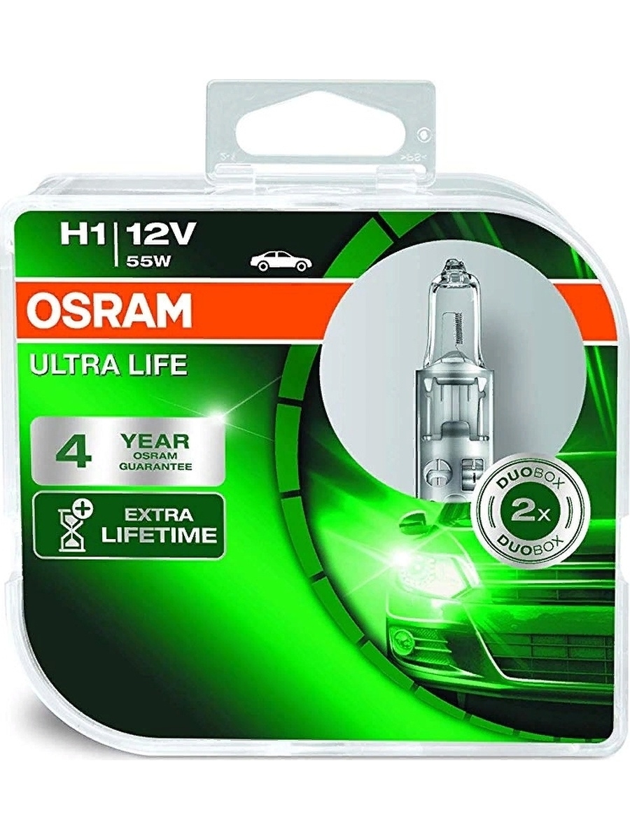 Лампа автомобильная OSRAM H1  64150ULTHCB