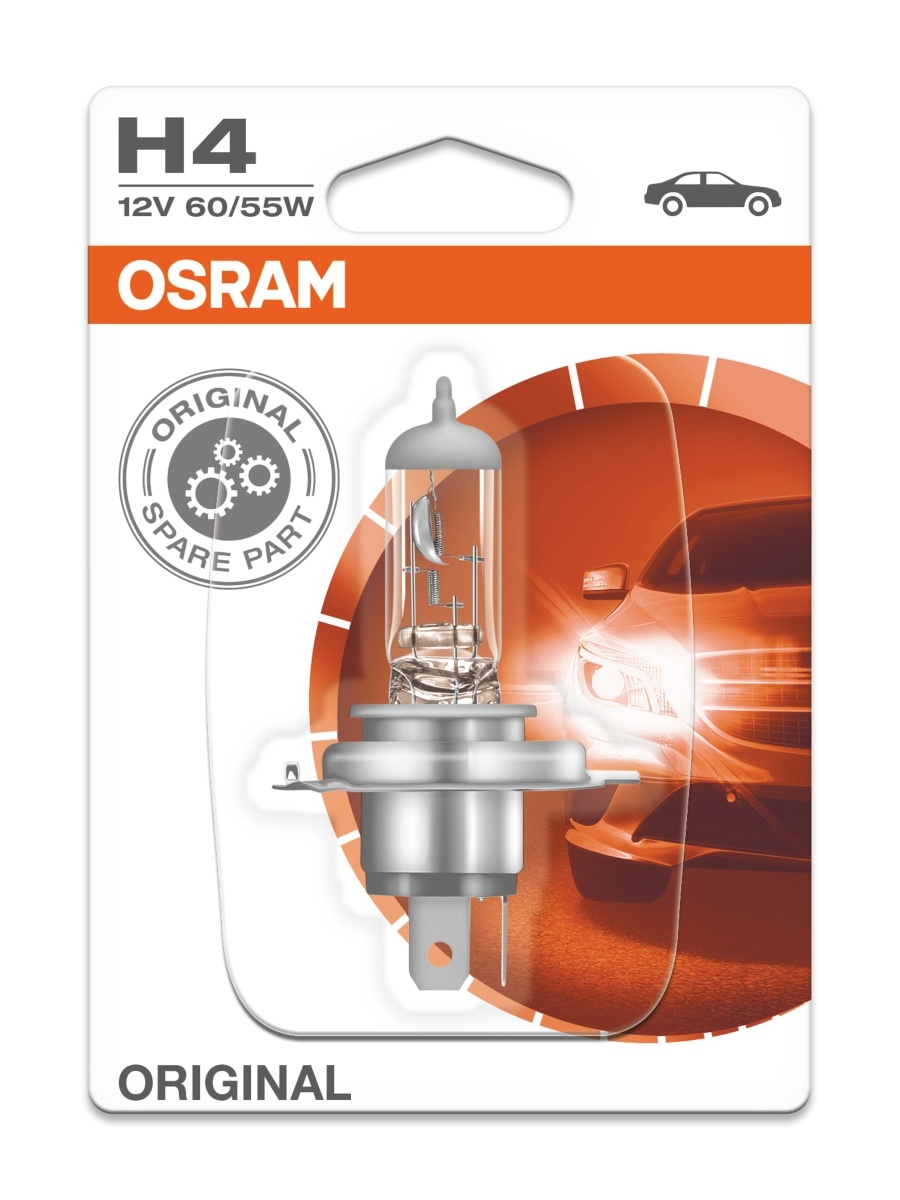 Лампа 64193-01B H4 12V 6055W P43t ORIGINAL LINE OSRAM