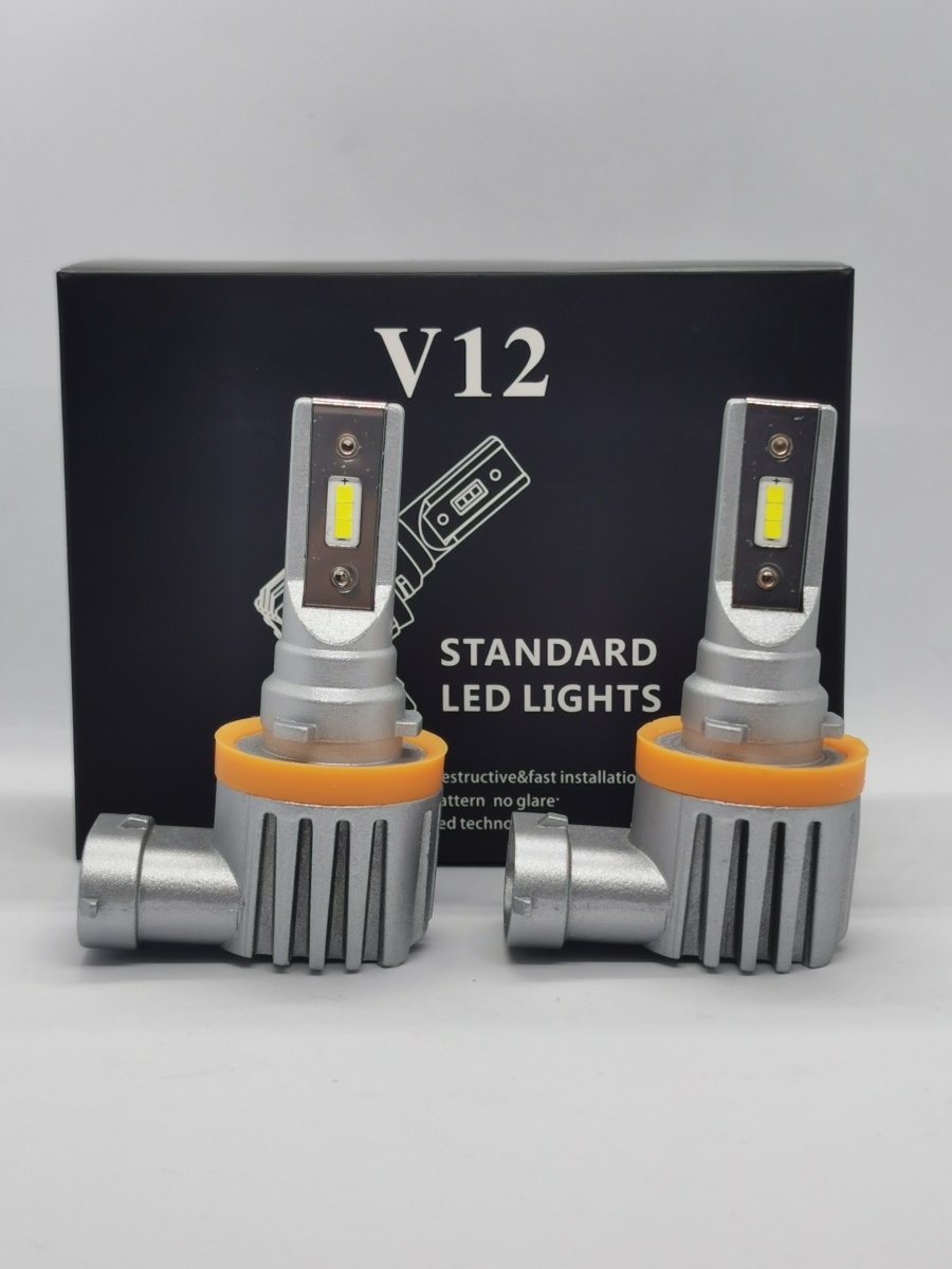 Светодиодная лампа H8 STANDARD LED LIGHTS 5000К, 3600lm, 12-24V - (к-т 2шт.)