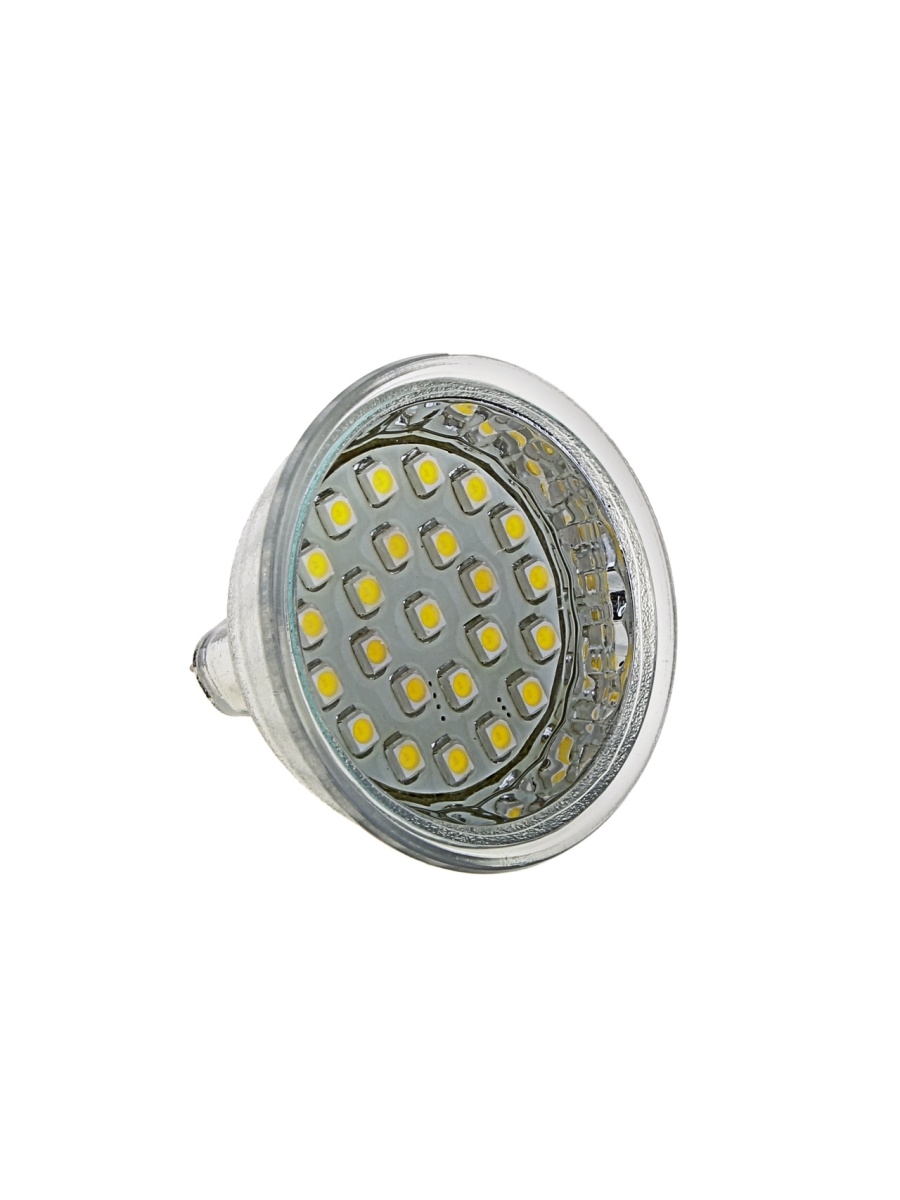 Лампа светодиодная 12V MR16 2W(20W) теплый MEGA LIGHTING  LM-0217WW