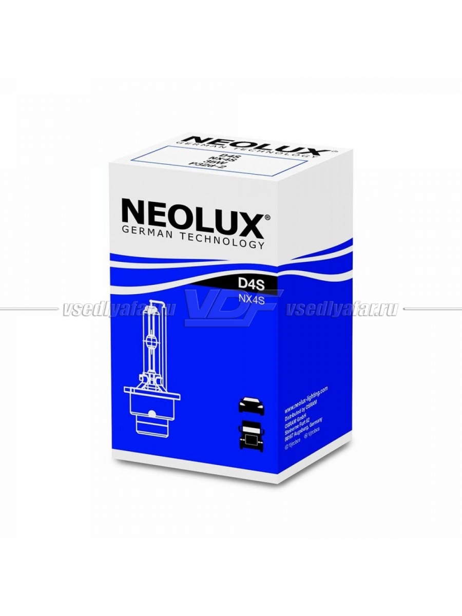 Ксеноновая лампа NEOLUX D4S Xenon Standard 85V 35W, 1 шт., NX4S