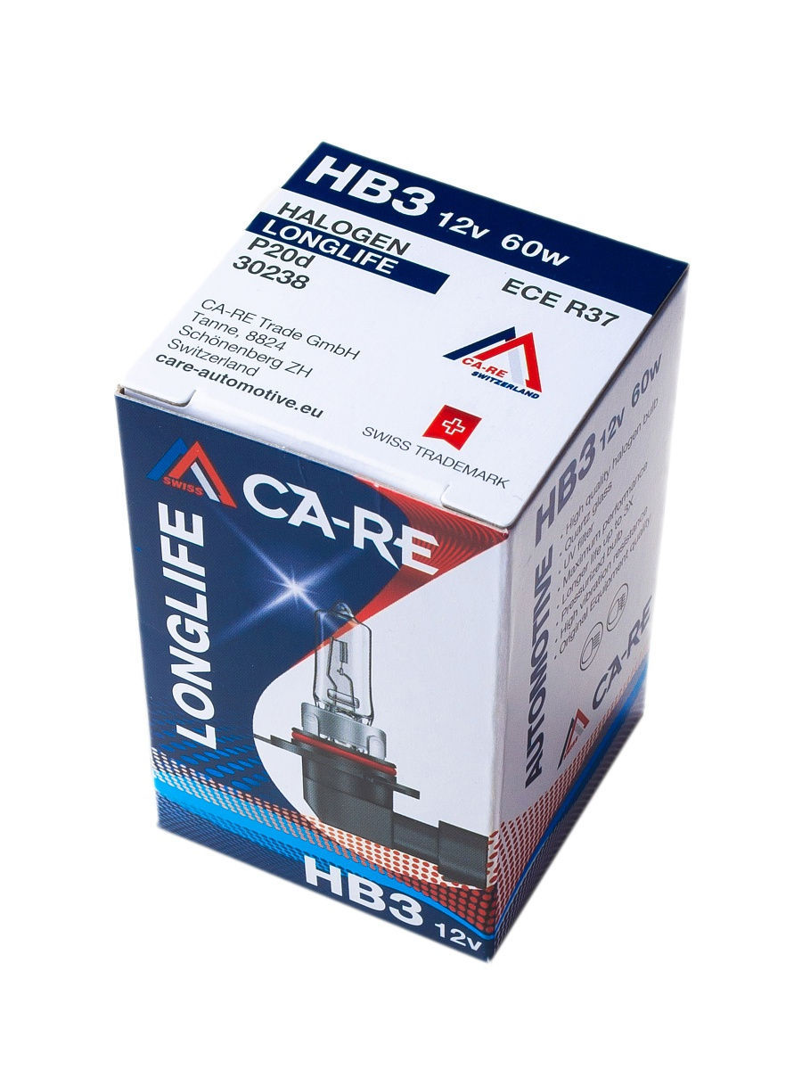 Галогенная лампа HB3 CA-RE Halogen Bulb 12V 60W P20d Longlife