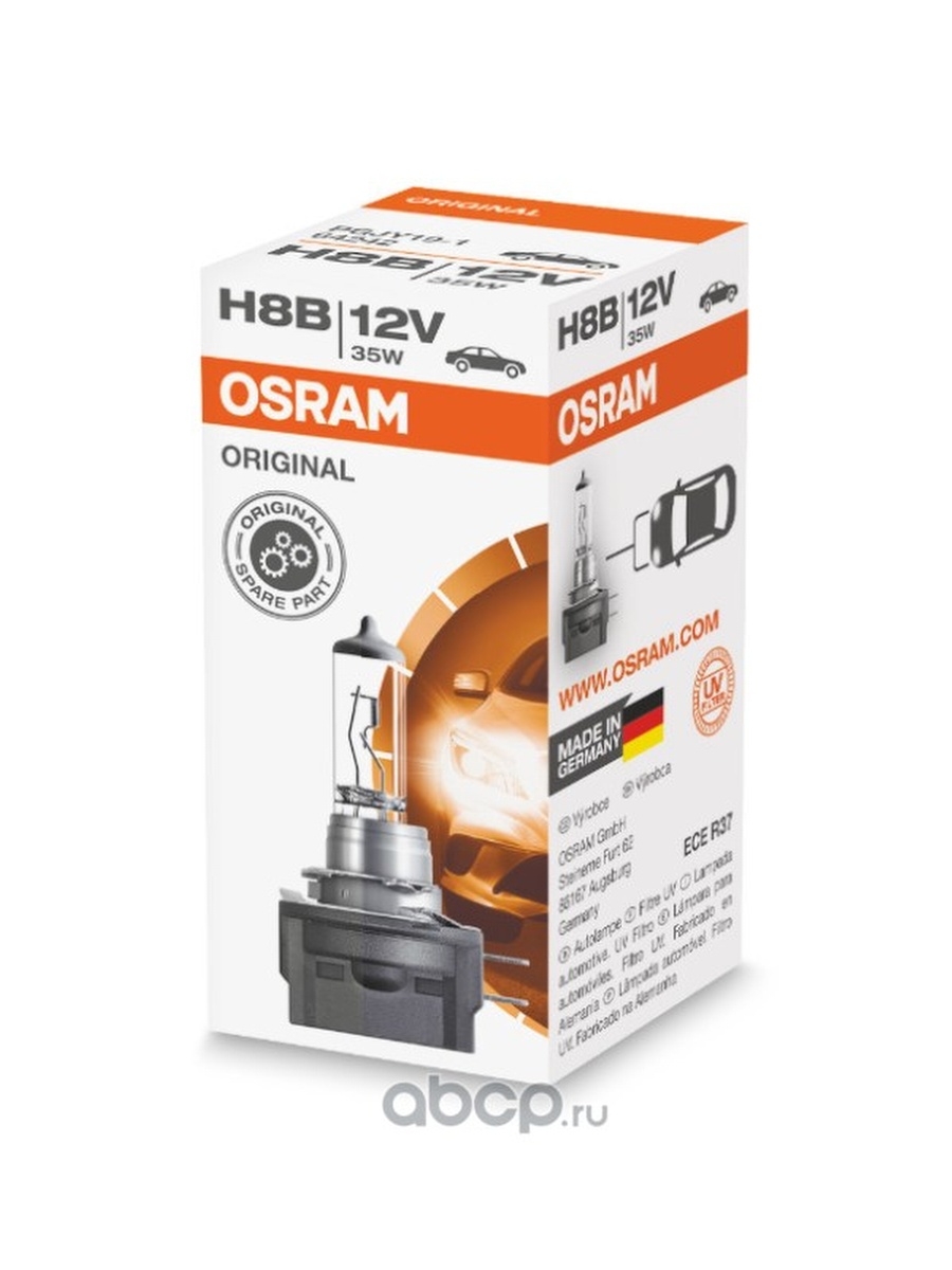 Лампа 12V H8B 35W PGJY19-1 OSRAM ORIGINAL LINE 64242