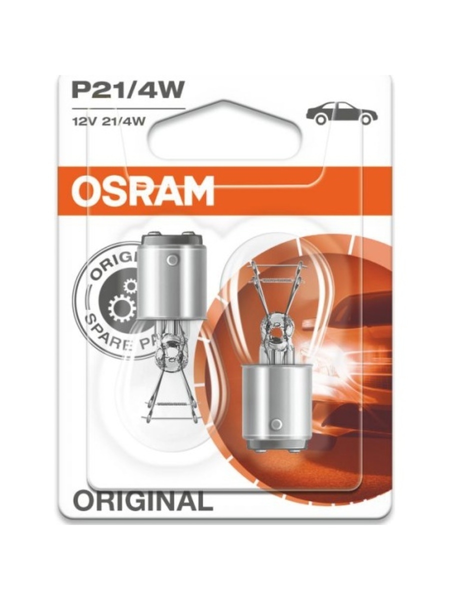 Лампа 7225-02B P214W 12V 21W BAZ15d ORIGINAL LINE OSRAM