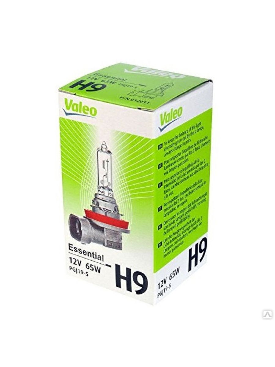 Автолампа VALEO H9 ESSENTIAL 3200K 12V