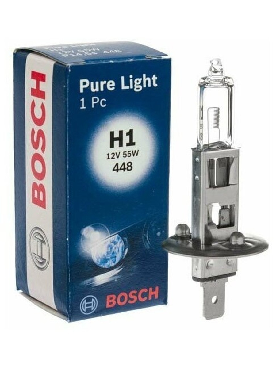 Лампа Pure Light H1 (Цоколь: P14,5s) BOSCH  1987302011