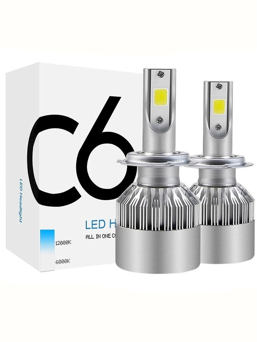 Лампы светодиодные LED H4 36W, 2шт