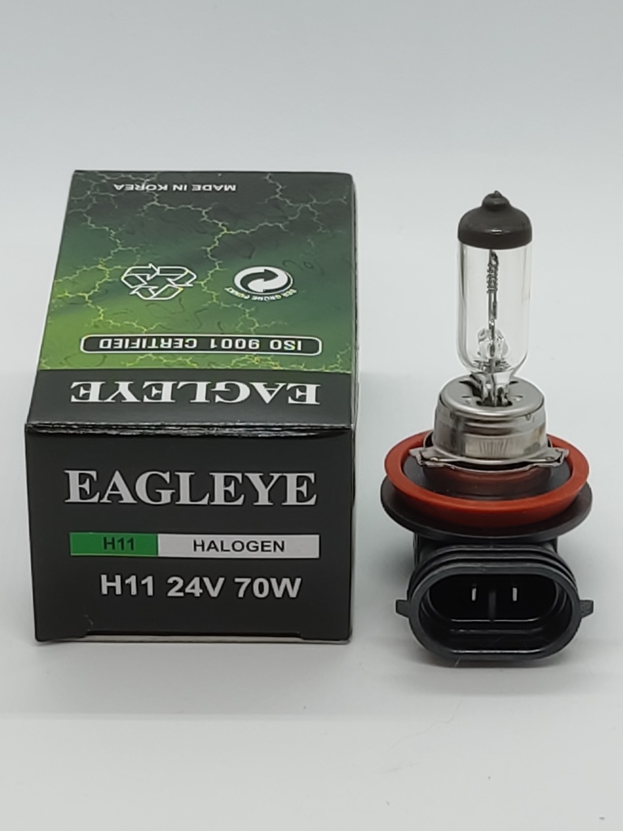 Галогеновые лампы H11 24V 70 W EAGLEYE (1ШТ.), PGJ19-2.