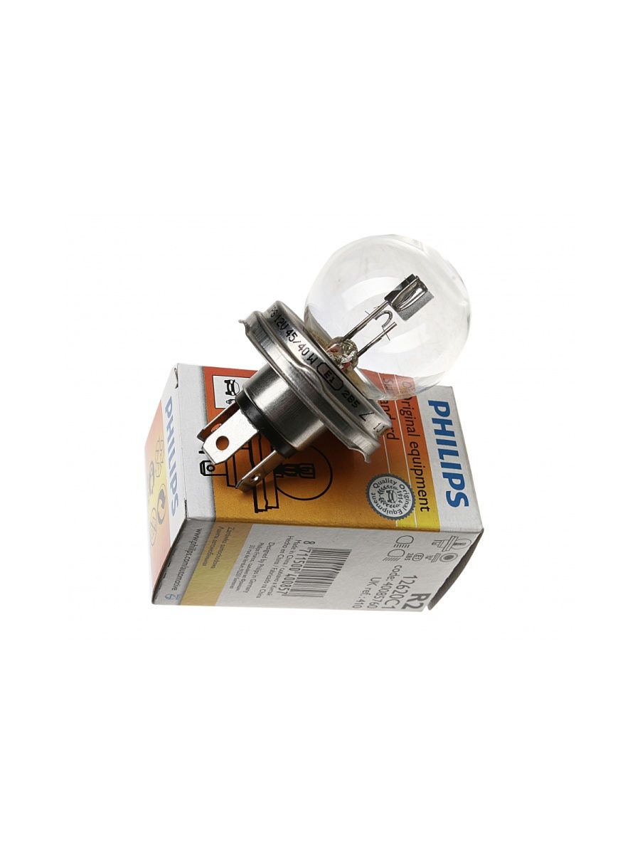 Автолампа PHILIPS R2, 45, 40 P45t-41, 12V 1,10,100 12620C1