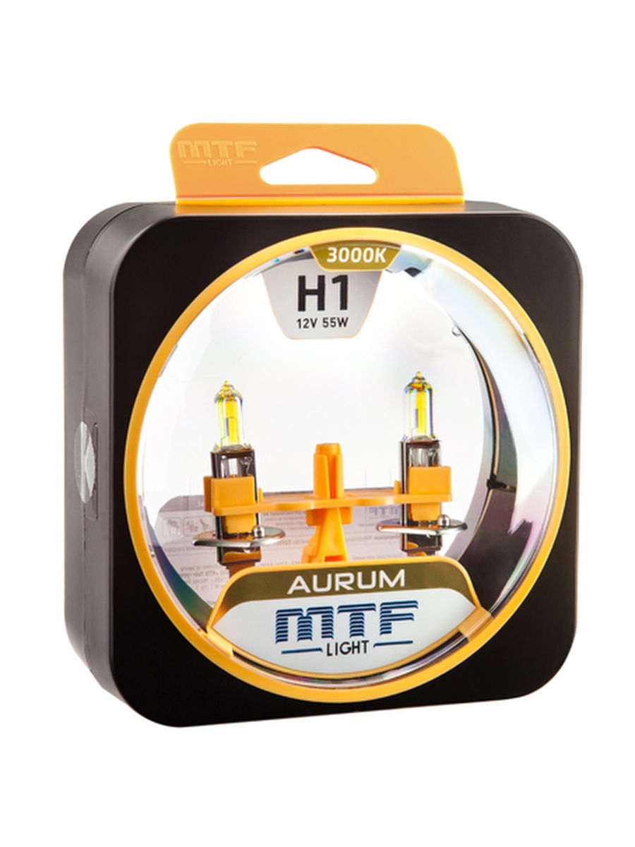 Набор ламп MTF H1 12V 55w AURUM 3000K MTF