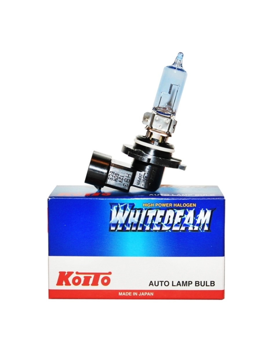 Лампа высокотемпературная Koito Whitebeam 9005 (HB3) 12V 65W (120W) 4200K (уп. 1 шт.)