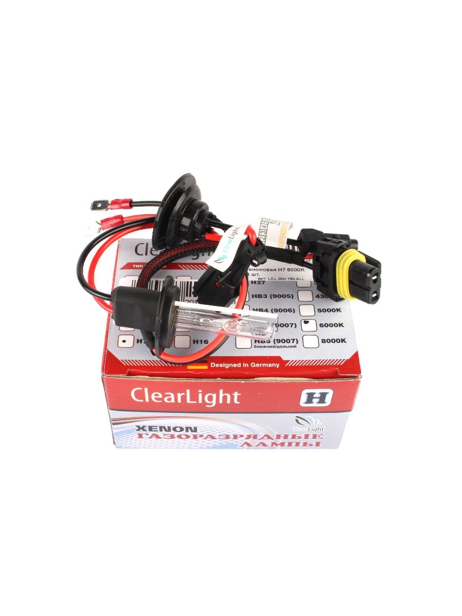 Лампа ксеноновая H7 6000K Clearlight шт  LCL 00H 760-0LL