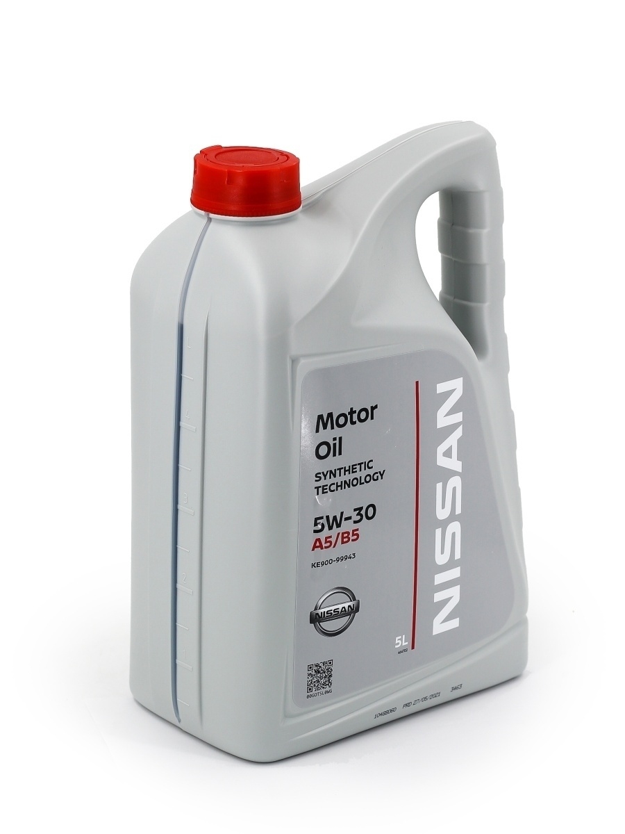 Моторное масло Nissan Value Advantage Motor Oil 5W-30 синтетическое 5л  KE90099943R
