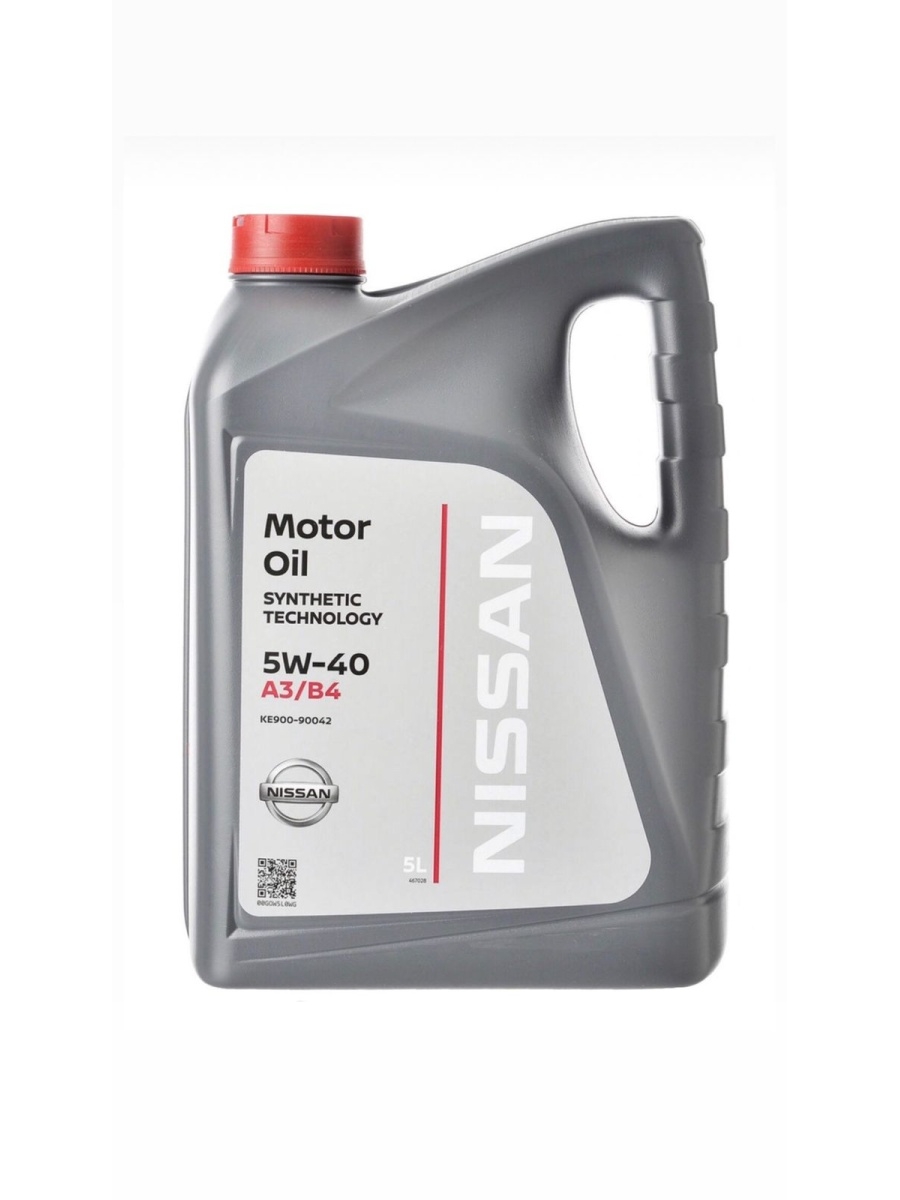 Моторное масло NISSAN MOTOR OIL SYNTHETIC TECHNOLOGY 5W40 A3В4(5л)