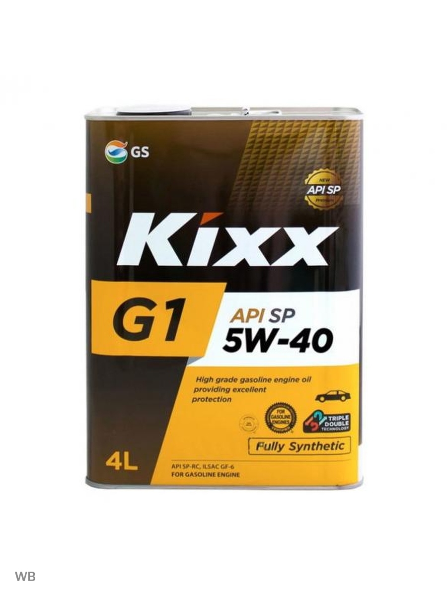 Масло моторное Kixx G1 SP 5W-40 4л синтетика, жестяная банка 4L