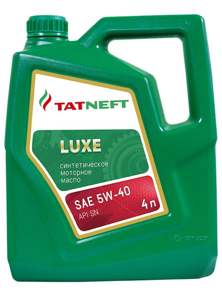 Масло моторное ТАТНЕФТЬ LUXE 5W40 4л