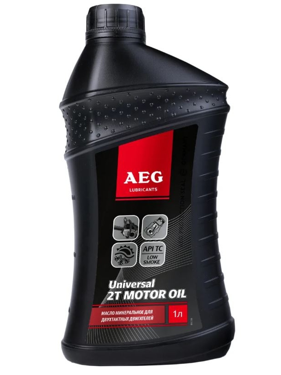 Моторное масло AEG Universal 2T минеральное 1 л. для 2-х тактной техники