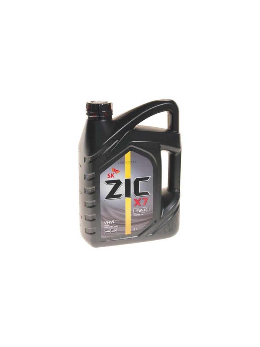 Масло моторное X7 5W40 синт.4л ZIC  162662