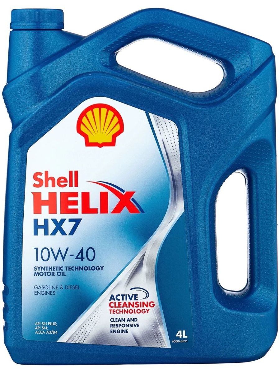Масло моторное 10W 40 SHELL Helix HX7