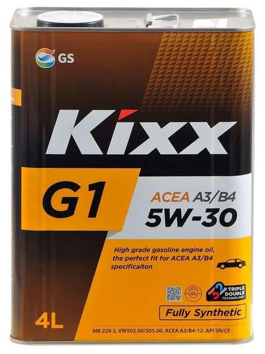 Масло моторное Kixx G1 A3B4 5w-30  4л
