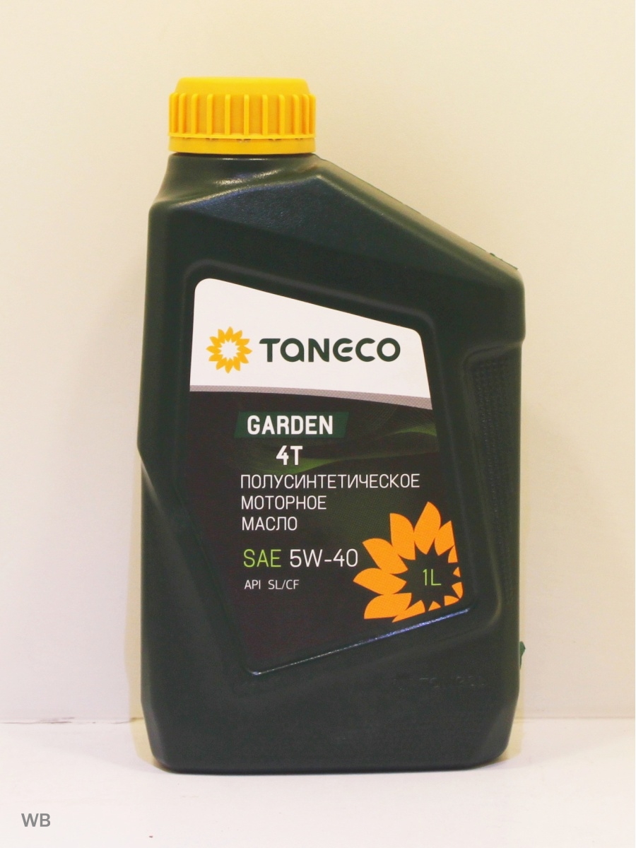Моторное масло Taneco Garden 4T SAE 5w40 API SLCF  1л.