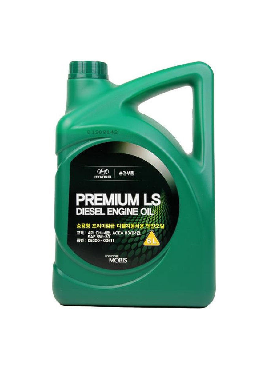 Моторное масло HYUNDAI Premium LS Diesel Engine Oil SAE 5W-30 CH-4 (6л)