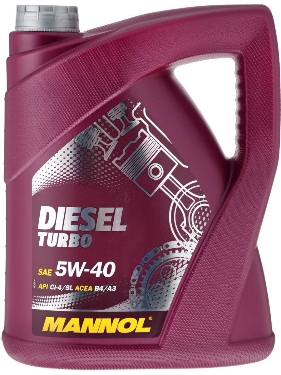 Моторное масло Mannol DIESEL TURBO 5w40 5л