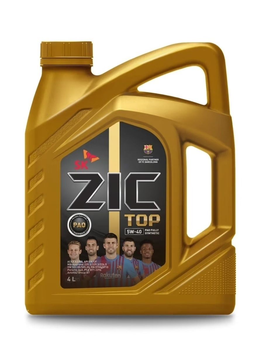 Моторное масло Zic Top 5w40 4л (162682)
