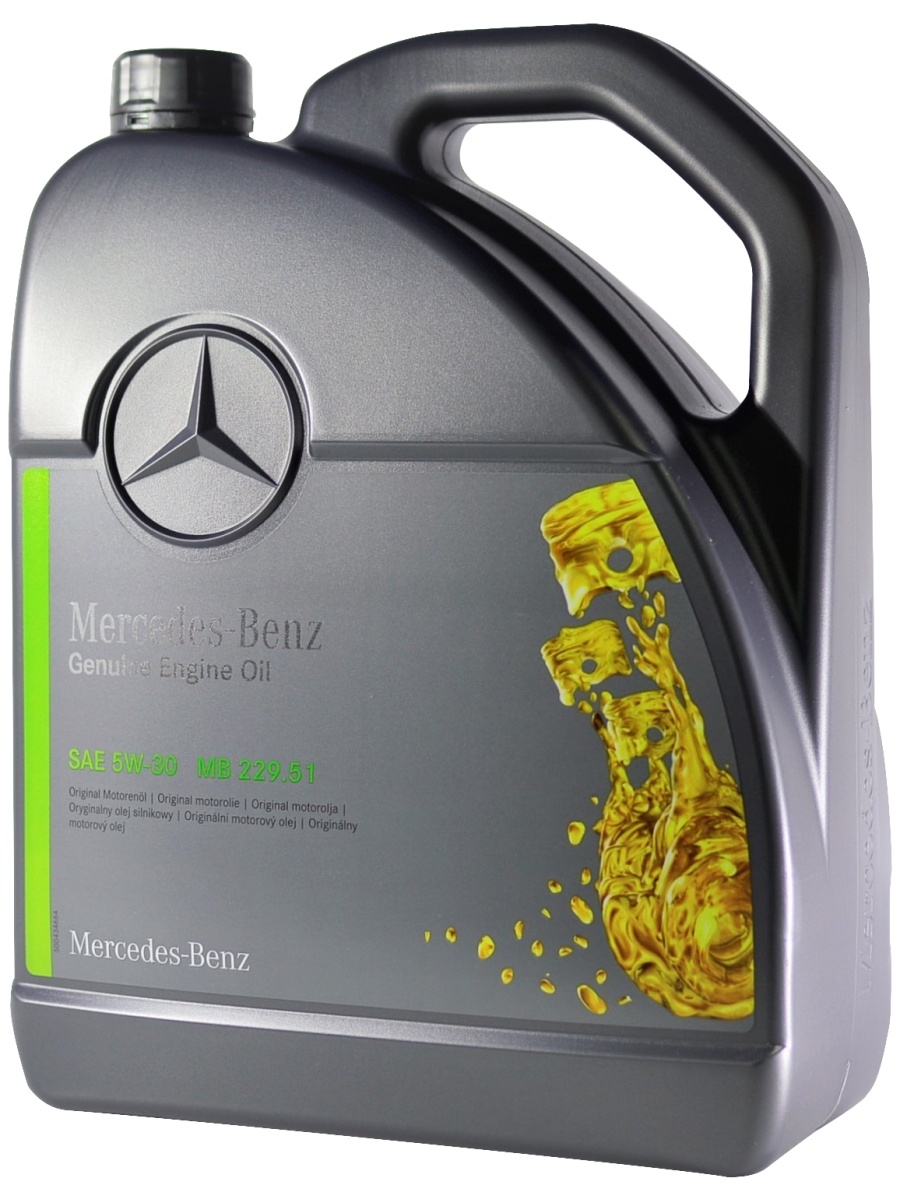 Моторное масло Mercedes 5W-30 Синтетическое 5 л
