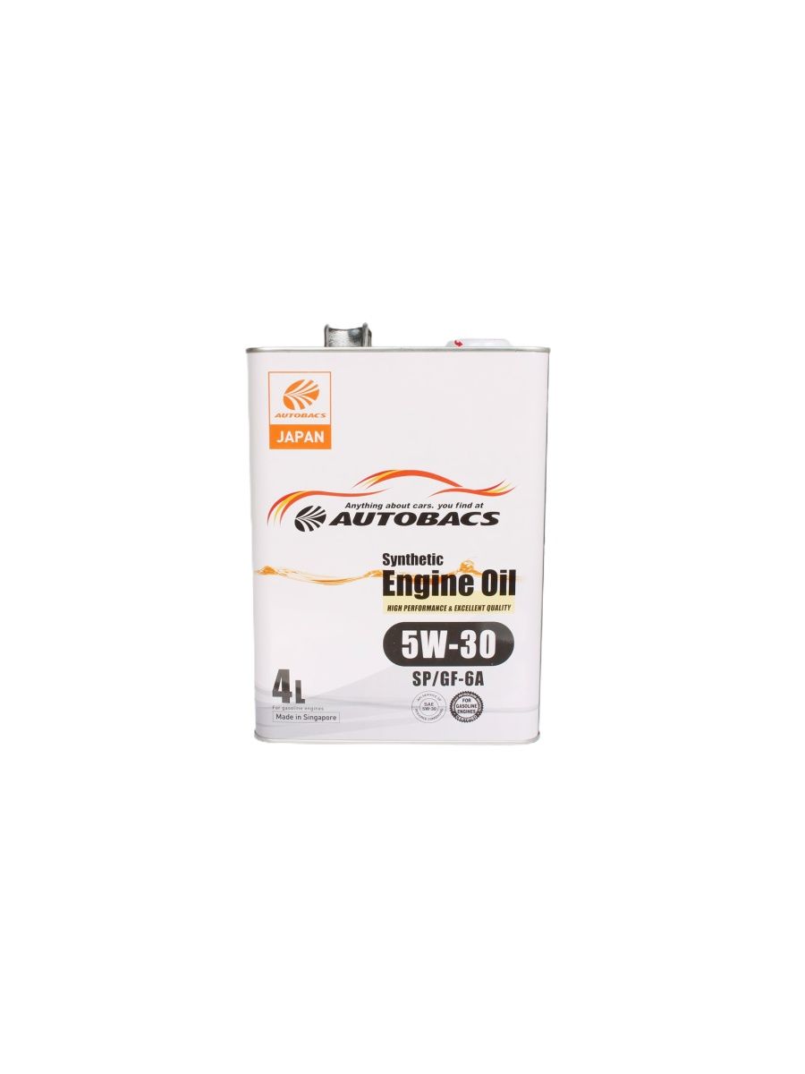 Масло моторное Autobacs 5W30 4л SYNTHETIC 5W30 SPGF  A00032428