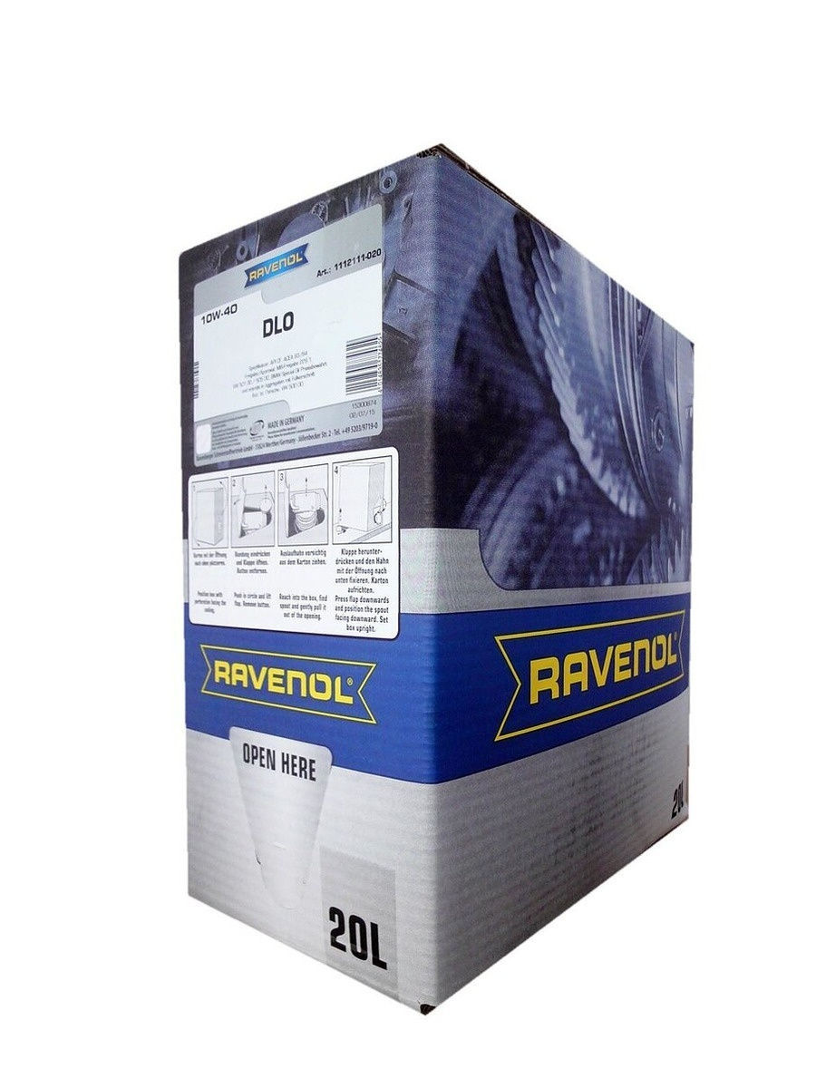 RAVENOL DLO SAE 10W-40 (20л) ecobox