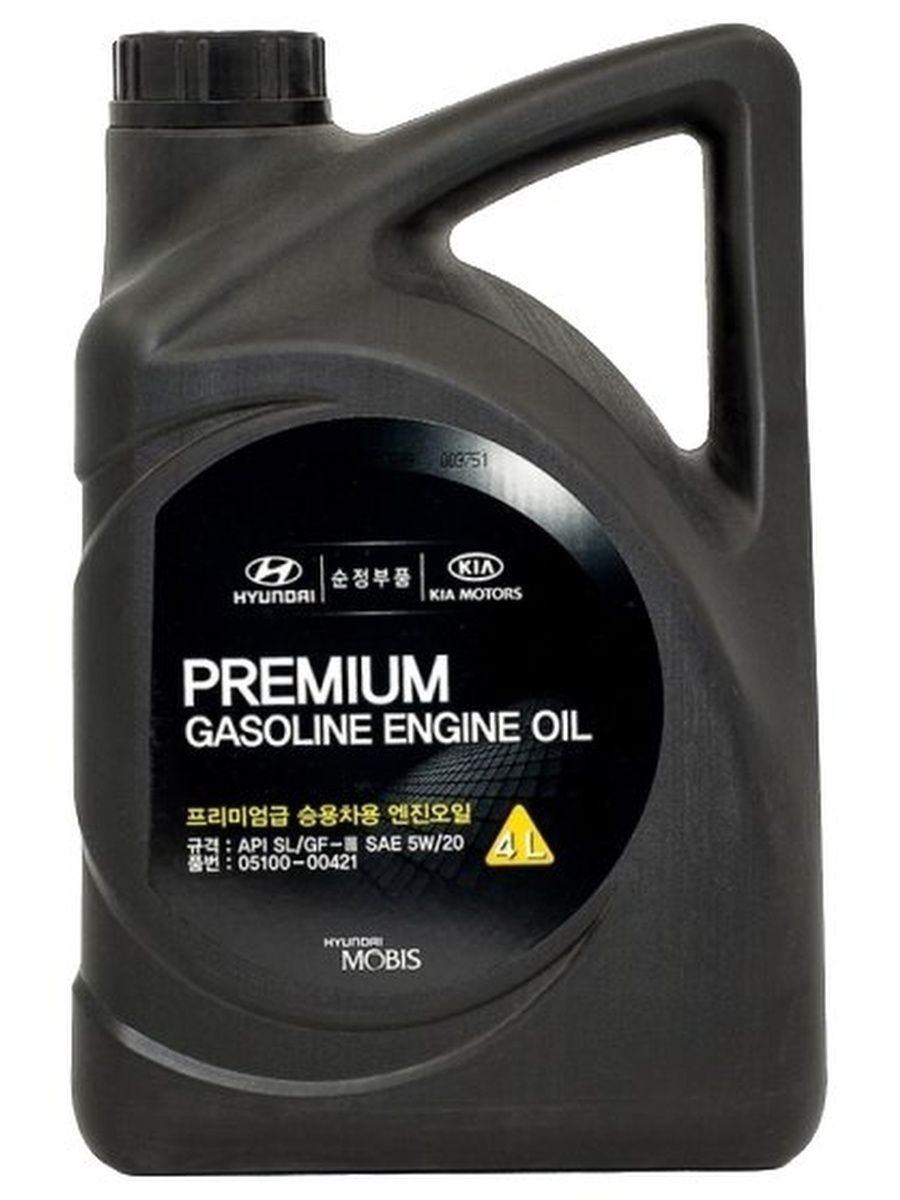 Масло моторное HYUNDAI Premium Gasoline SAE 5w20 SLGF-3 4L