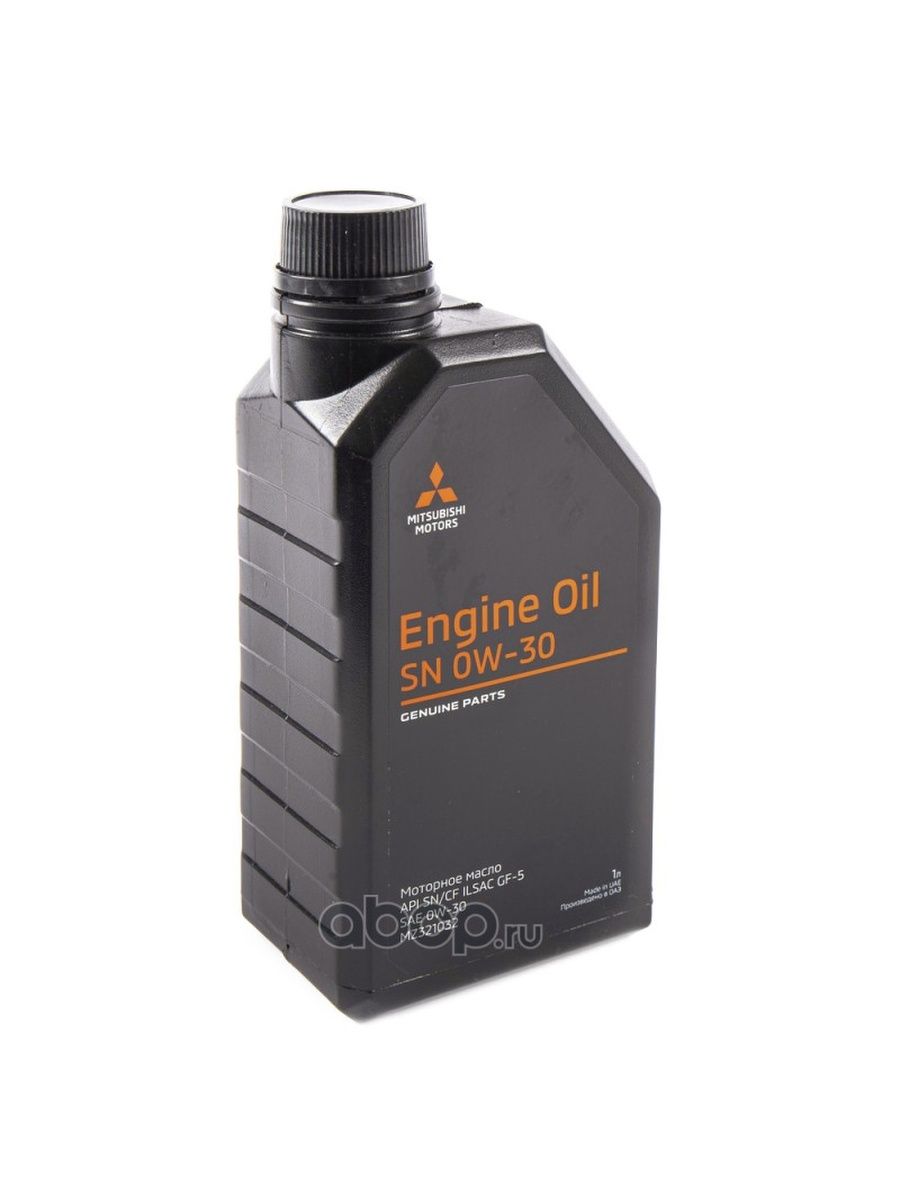 MITSUBISHI Масло моторное для двигателя автомобиля Митсубиши Engine Oil 0W30 1л