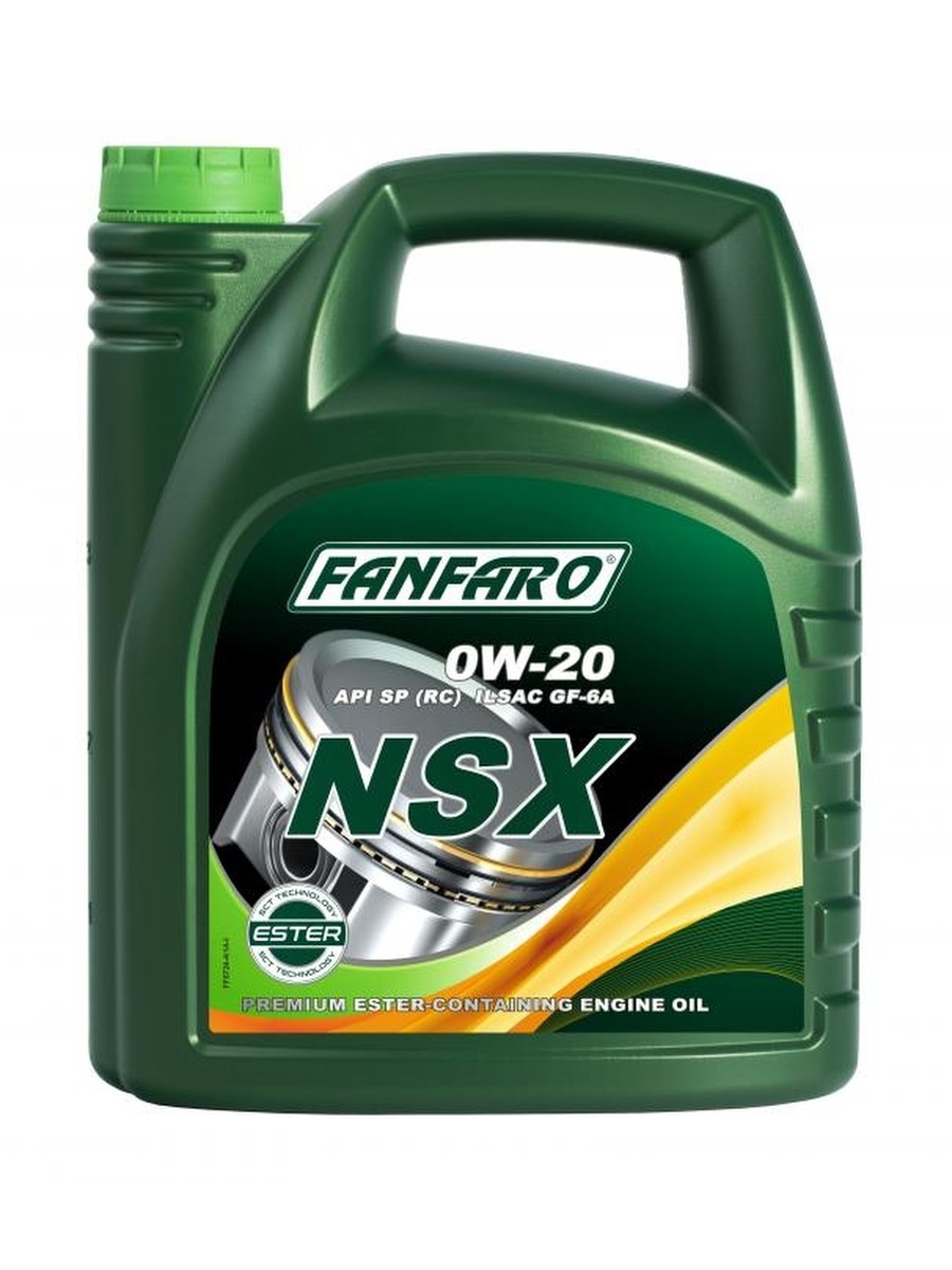 Моторное масло 4л FANFARO NSX 0W20 FF67244