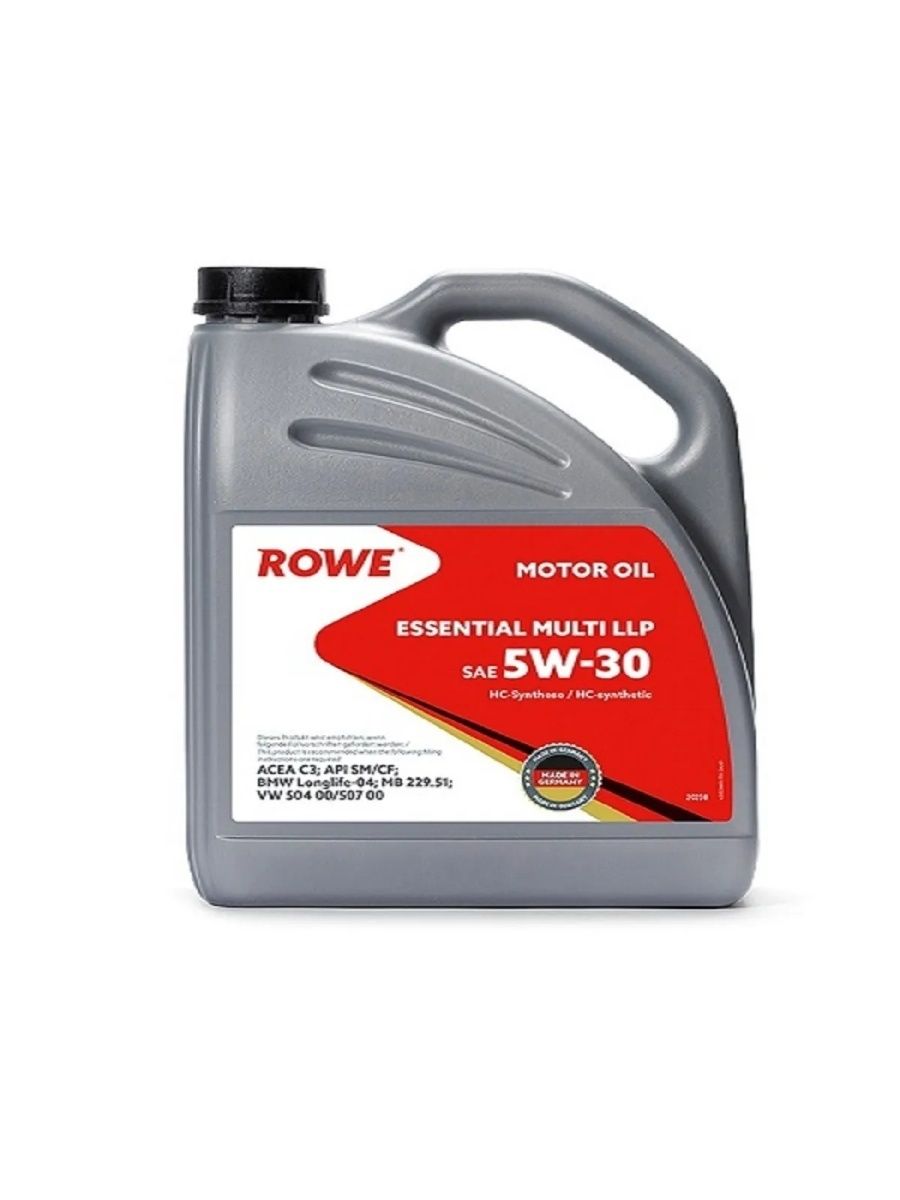 Моторное масло ROWE ESSENTIAL MULTI LLP SAE 5W-30 4 л