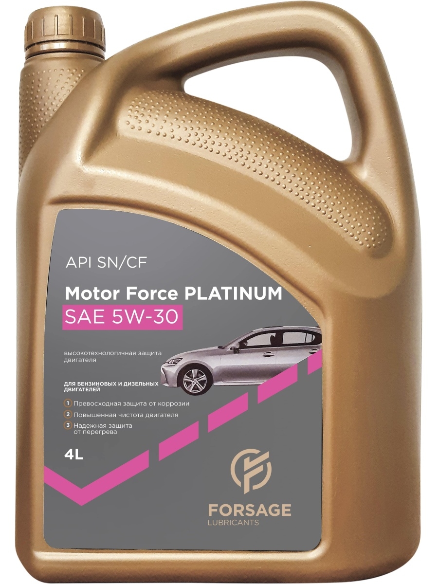 Forsage Motor Force PLATINUM 5W-30 API SNCF, 4л