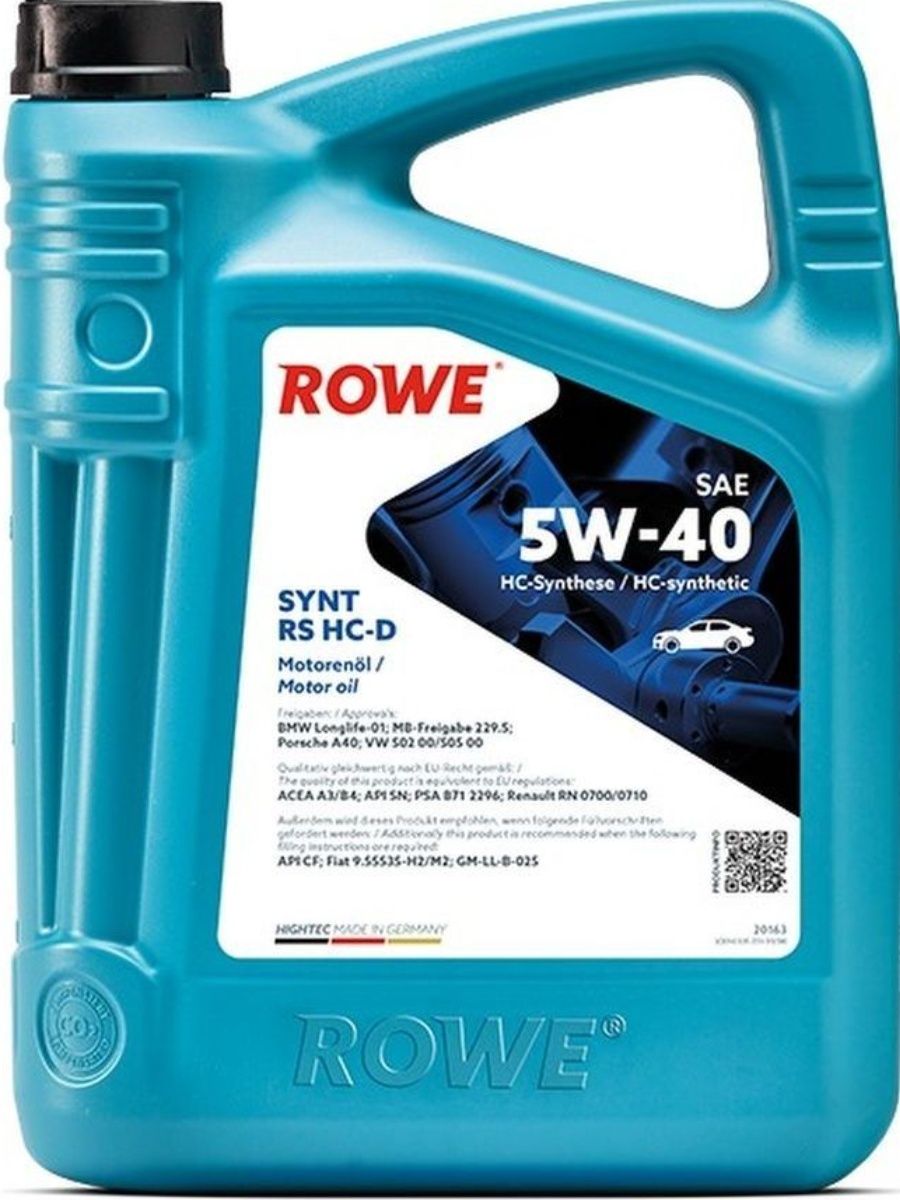ROWE Hightec Synt RS HC-D SAE 5W-40 5 л