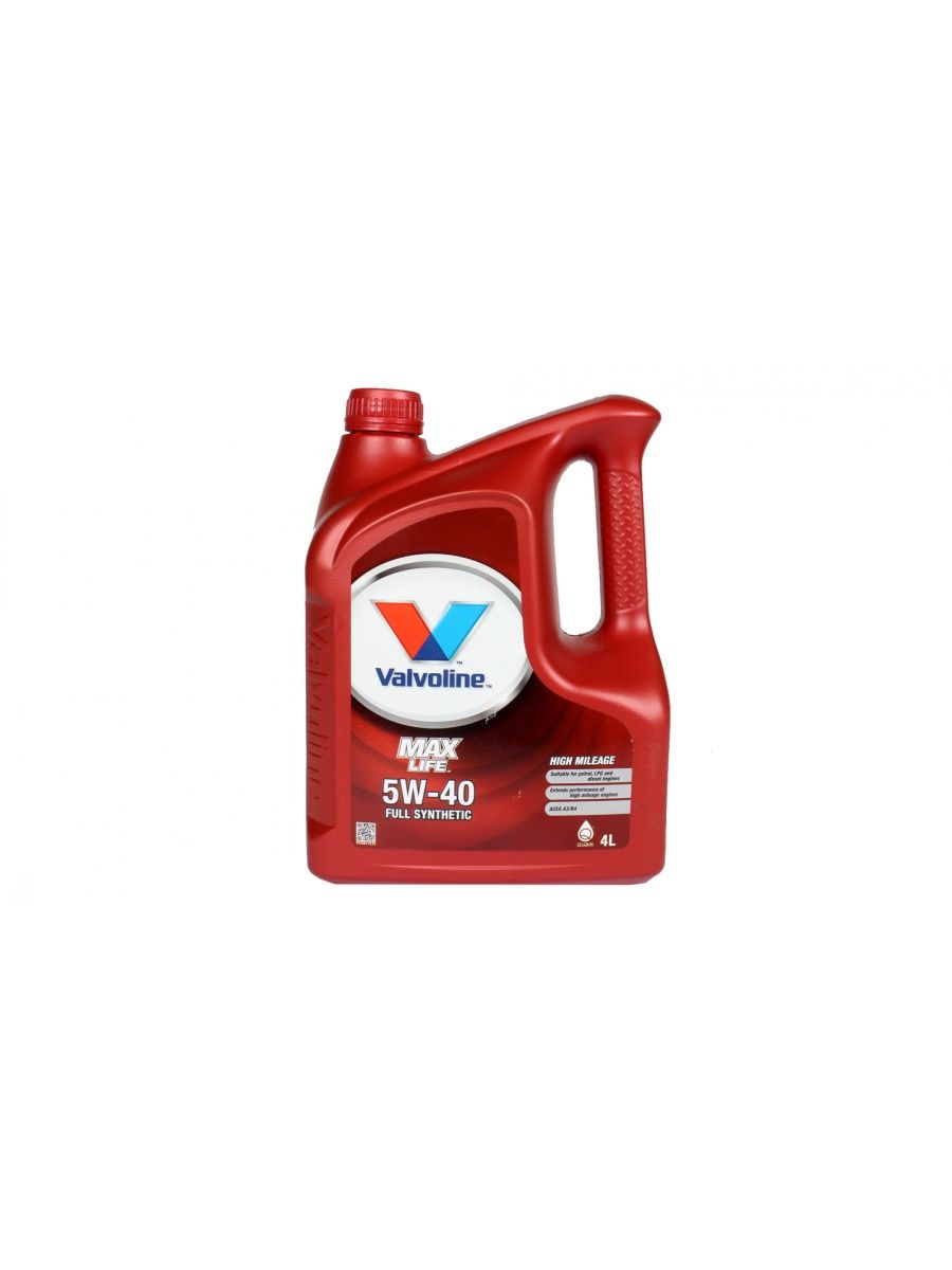 Масло моторное VALVOLINE MAXLIFE 5W40 4л  5W40