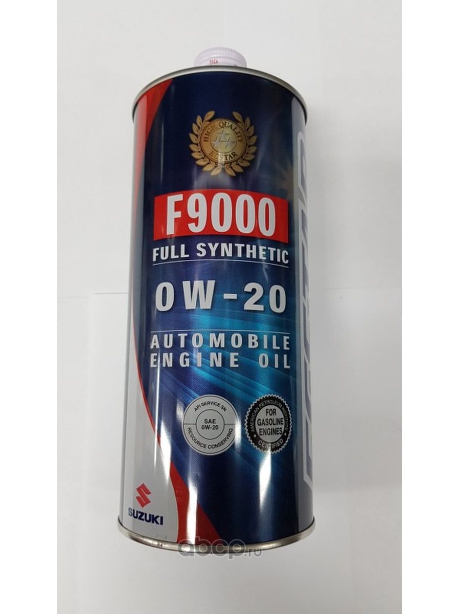 SUZUKI Масло моторное для двигателя автомобиля Сузуки Motor Oil SN-GF-5 0W20 синтетическое 1л