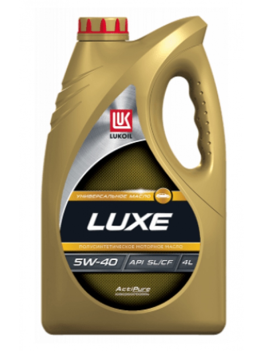 Масло моторное полусинтетическое Люкс 5W40 API SLCF (4л) Lukoil 19190