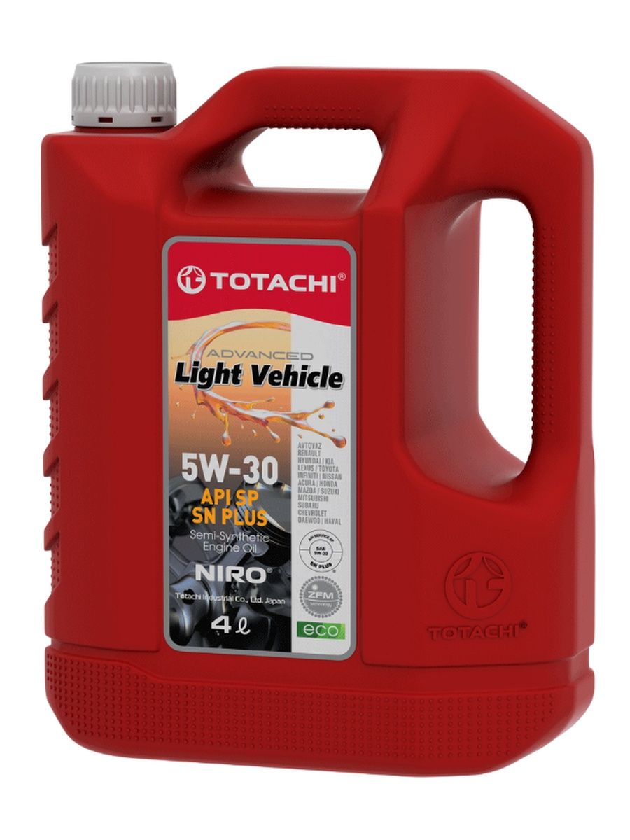 Моторное масло TOTACHI NIRO LV Semi-Synthetic SNCF, 5W-30, 4 л