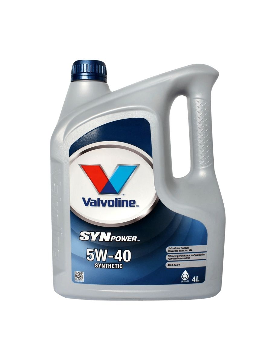 Масло моторное VALVOLINE SYNPOWER 5W40, 4л 872381