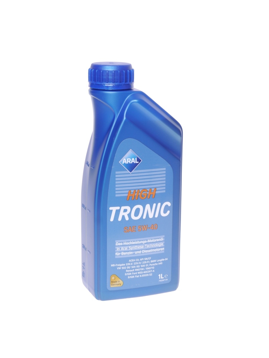 Масло моторное HIGH TRONIC 5W40 синт.1л ARAL  1505B4