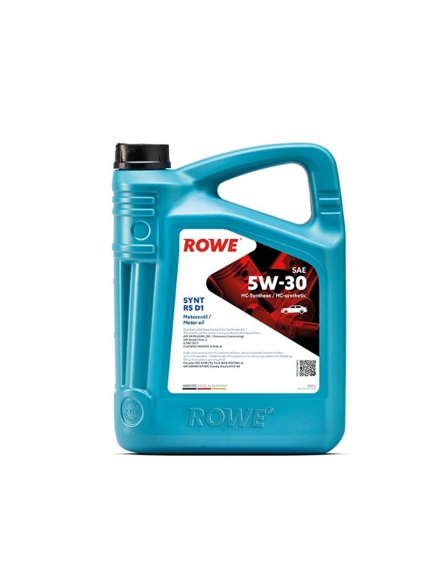 Моторное масло ROWE Hightec Synt RS D1 SAE 5W-30, 5 л