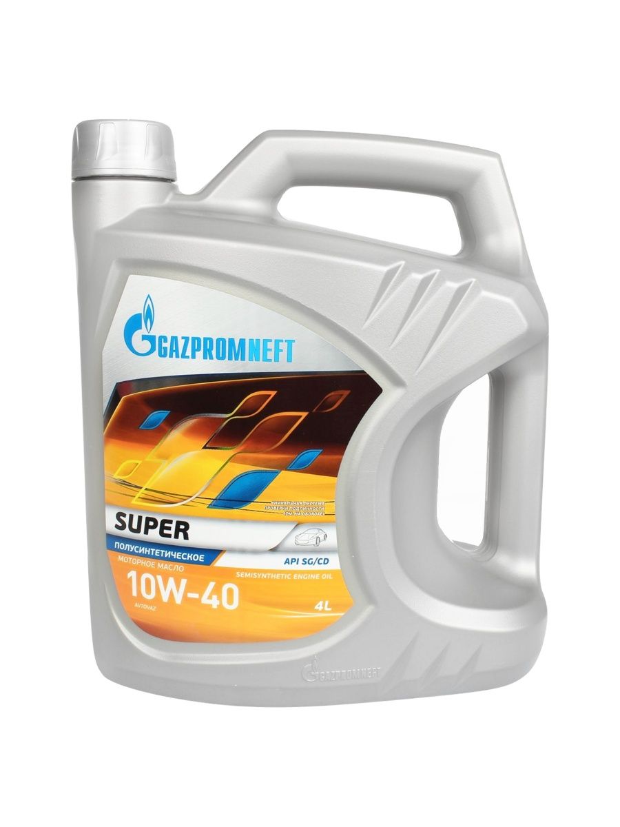 Масло моторное GAZPROMNEFT SUPER 10W40 4л SGCD 10W40
