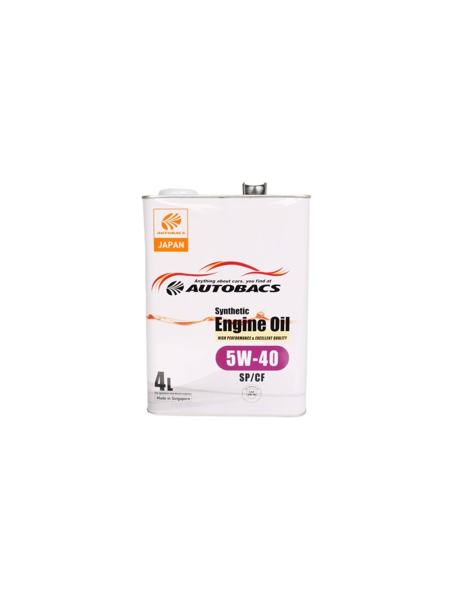 Масло моторное Autobacs 5W40 4л SYNTHETIC SPCF  A00032432