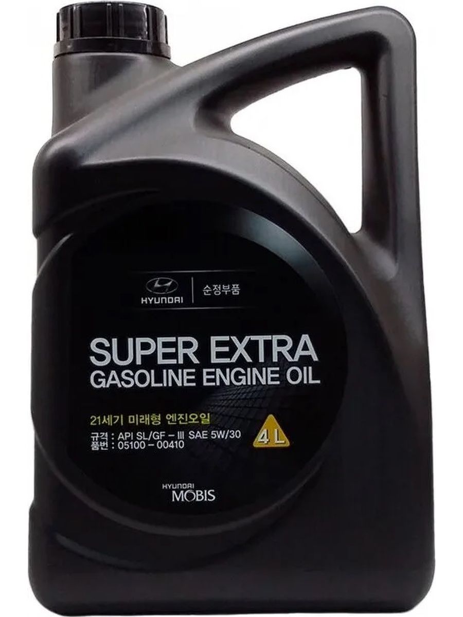 Моторное масло Hyundai SUPER EXTRA GASOLINE 5W-30 Полусинтетическое 4 л