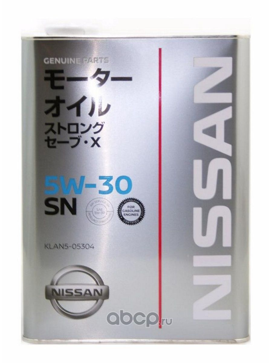 NISSAN Масло моторное для двигателя автомобиля Нисан  5W30 4л.