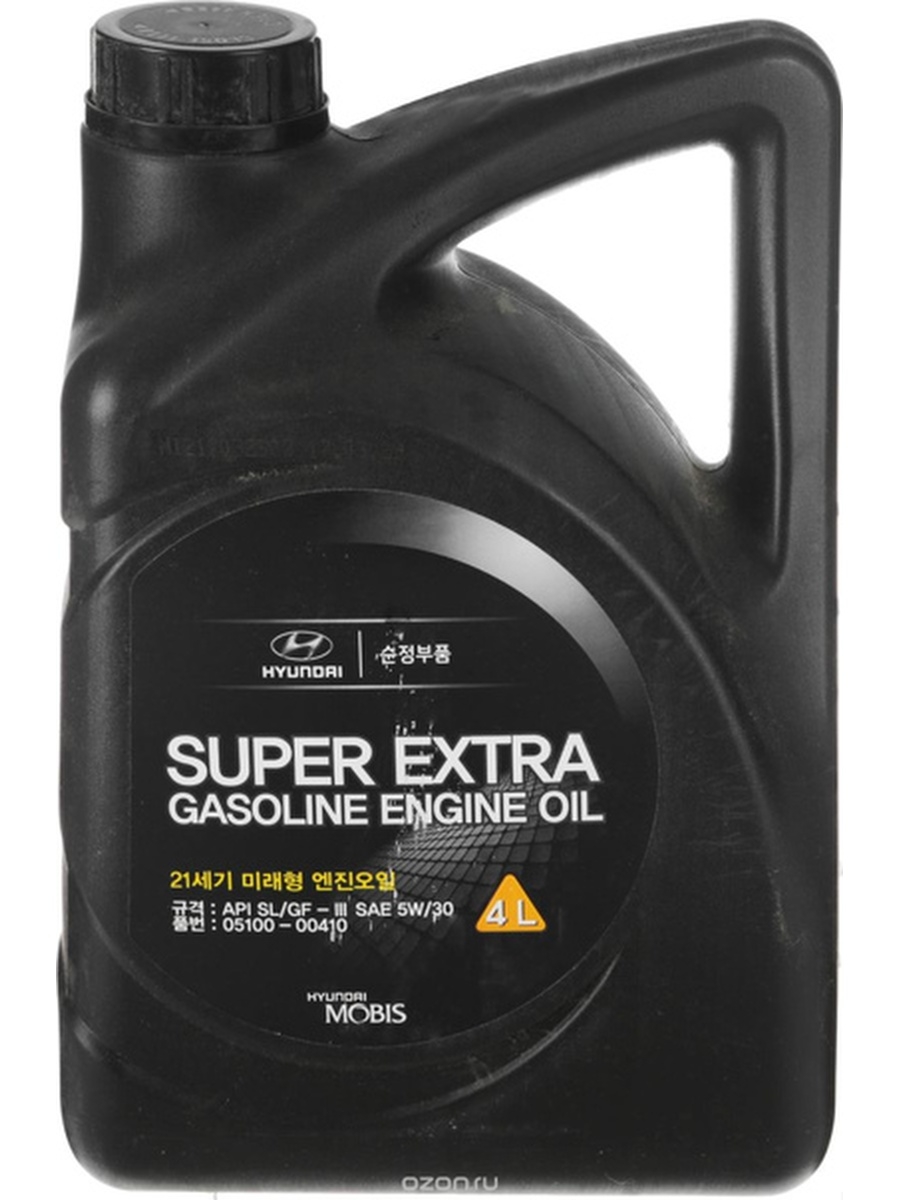 Моторное масло Hyundai XTeer SUPER EXTRA GASOLINE 5W-30 Полусинтетическое 4 л