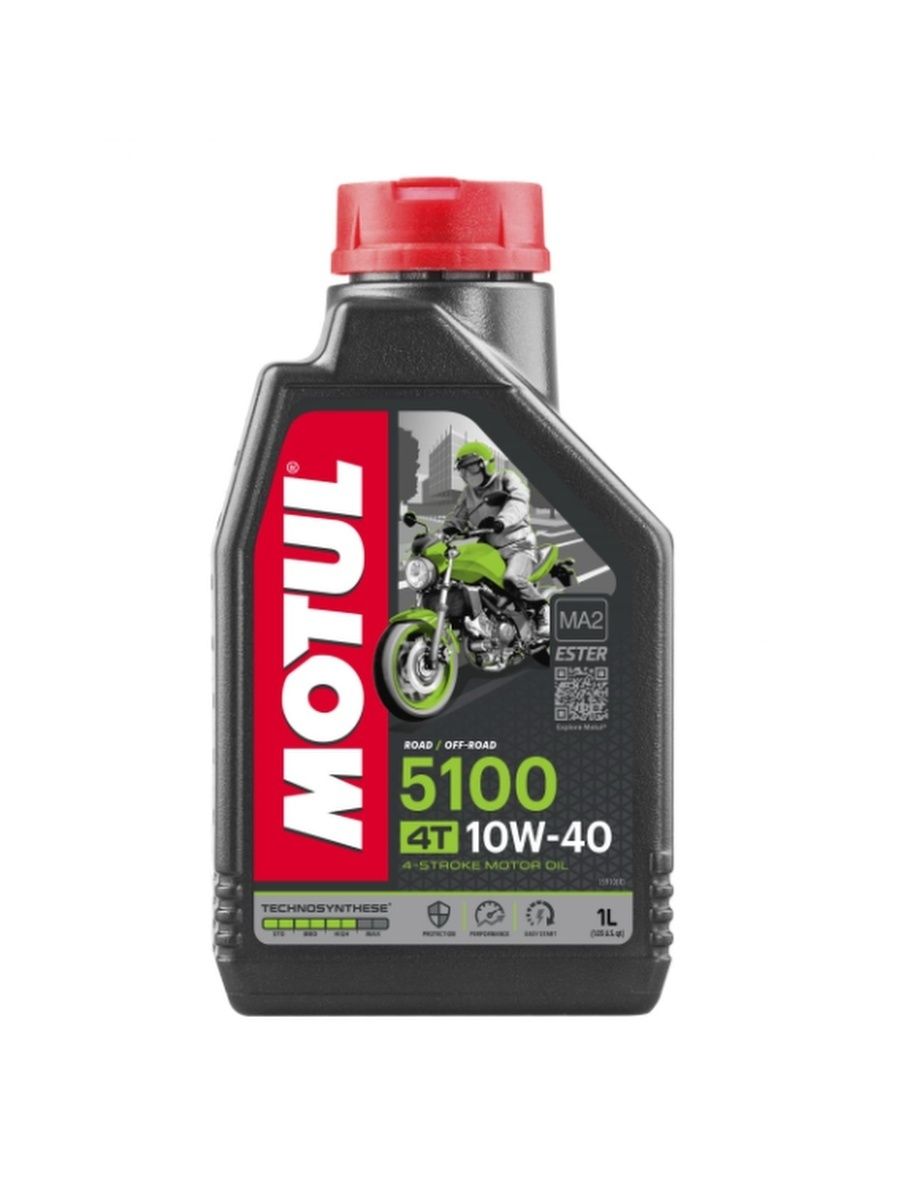 Моторное масло Motul 5100 4T 10W40 1л (104066)